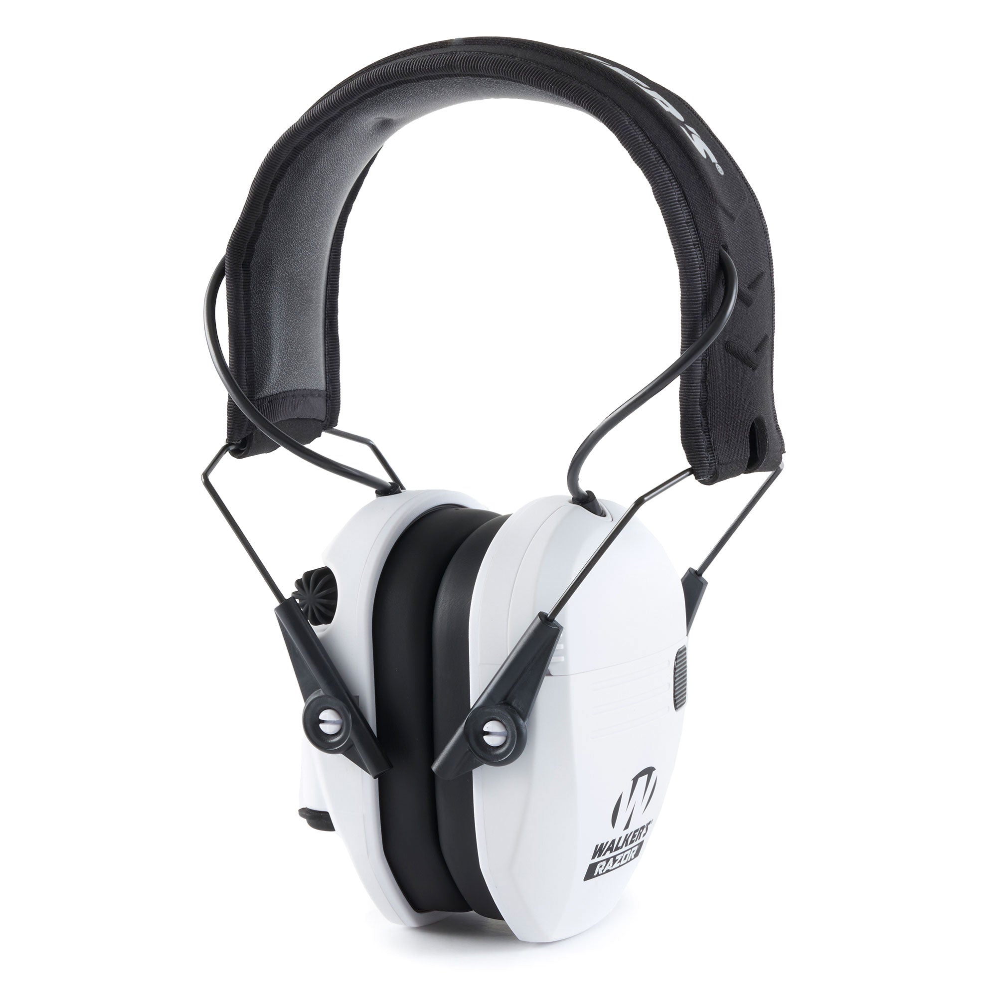 Walker's Razor Slim Shooter Folding Ear Protection Muffs with NRR of 23dB, White - VMInnovations