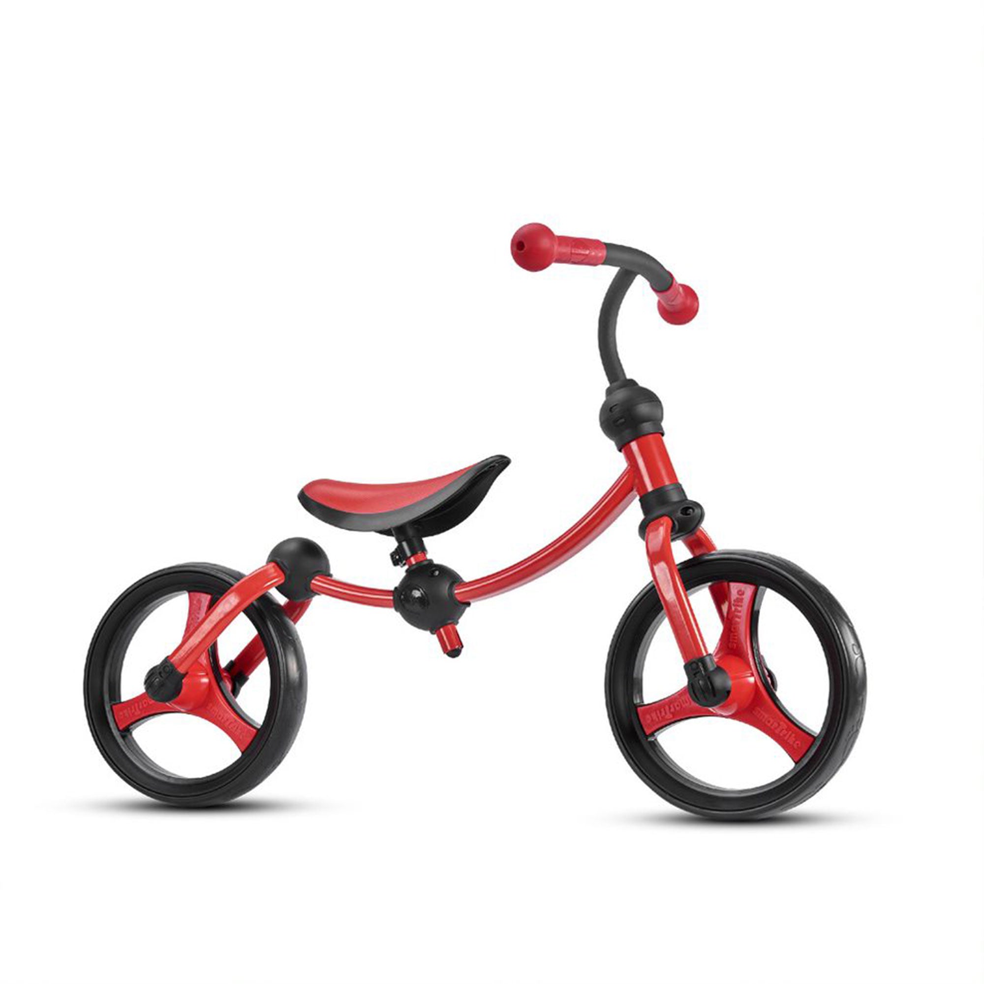 smarTrike & Adjustable Kids Running Bike 2 in 1 Balance Bike, Red (Open Box) - VMInnovations