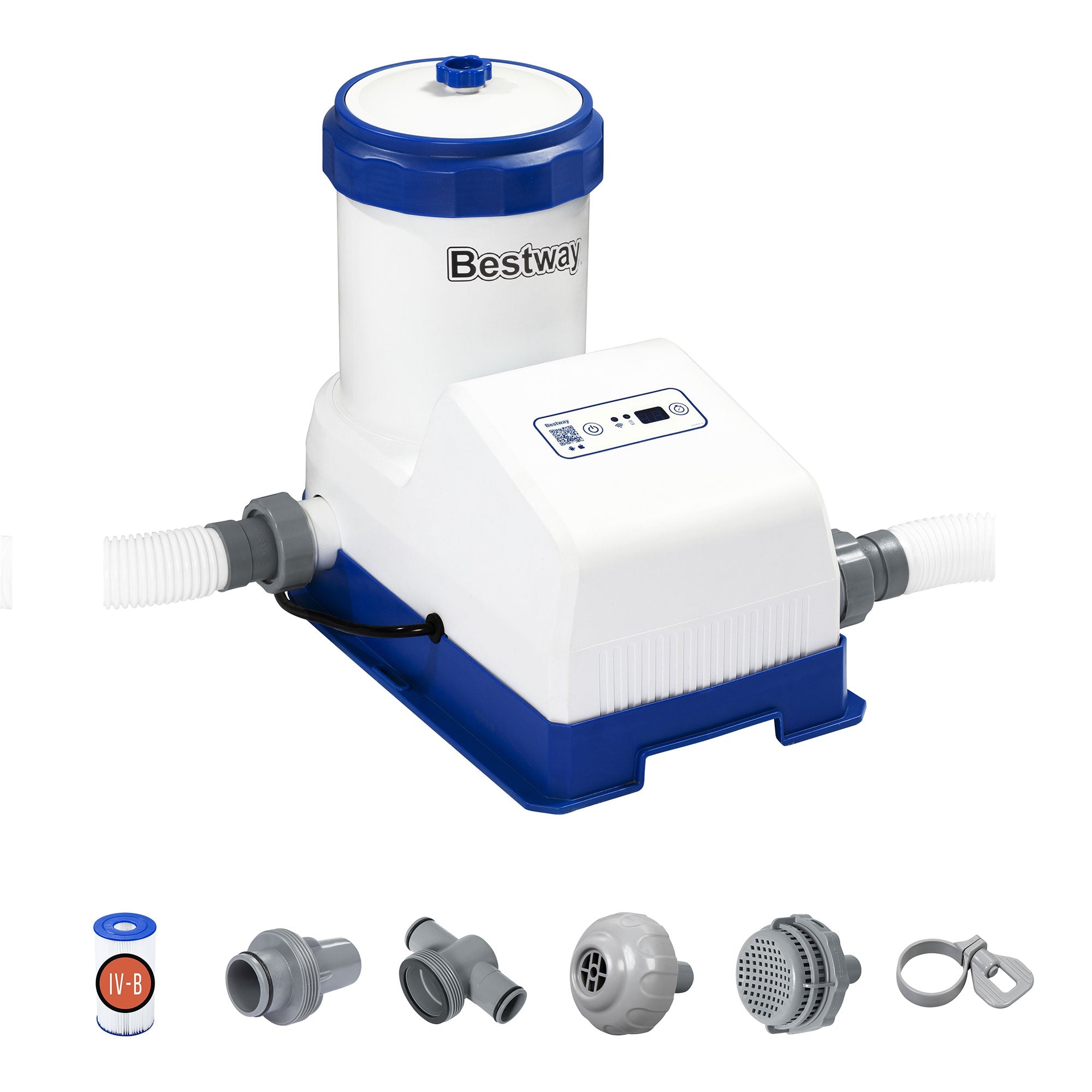 Bestway 2000 GPH Flowclear Above Ground Pool Filter Pump System (For Parts) - VMInnovations
