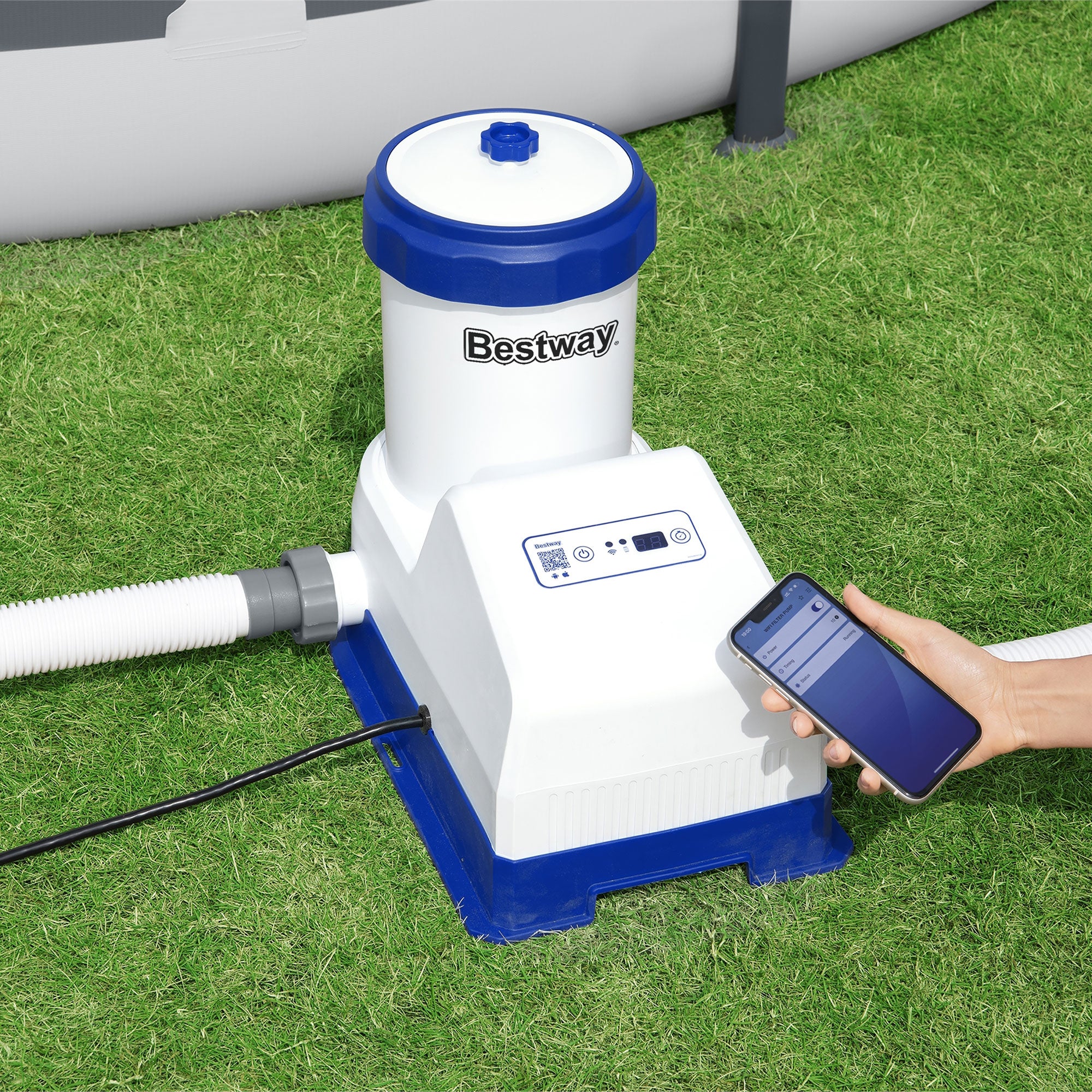 Bestway 2000 GPH Flowclear Above Ground Pool Filter Pump System (For Parts) - VMInnovations