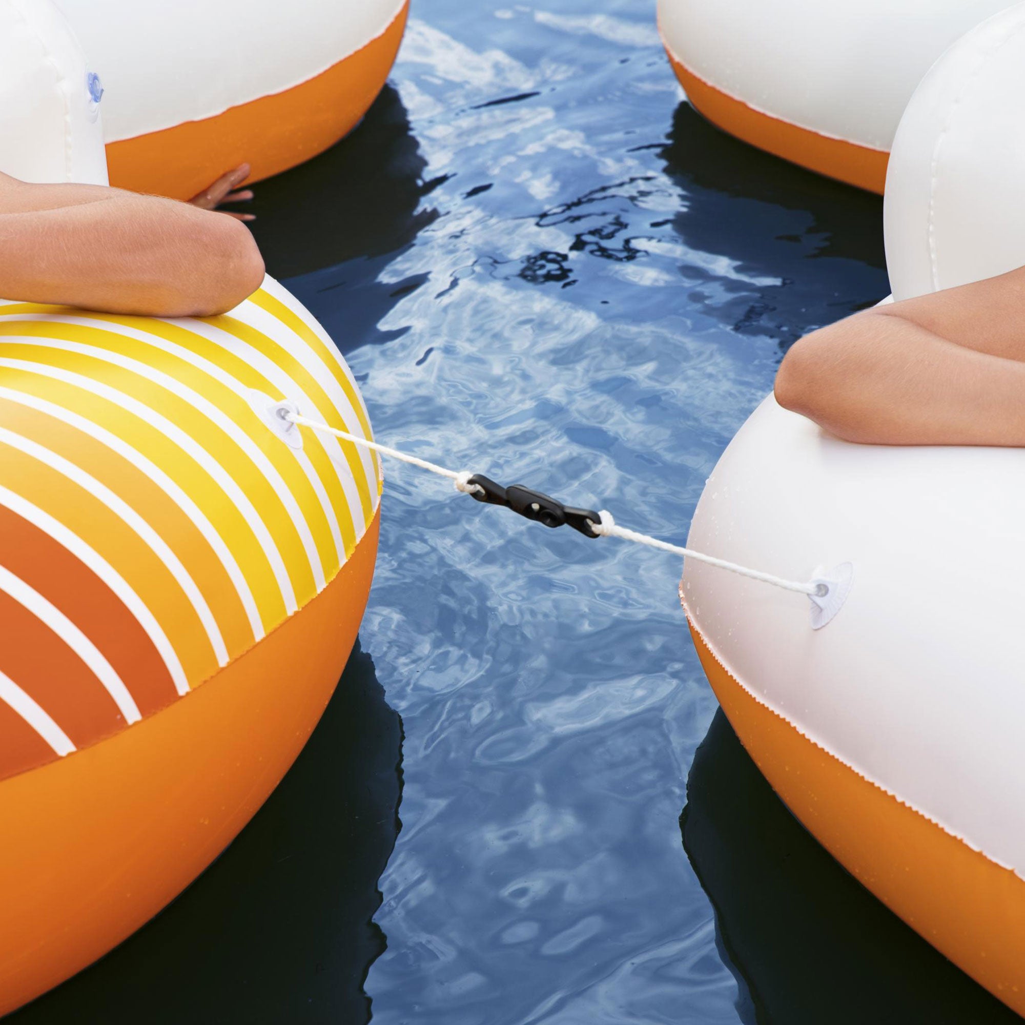 Hydro-Force 43399E Sunkissed Swimming Pool, Lake, River, Beach Inflatable Tube - VMInnovations