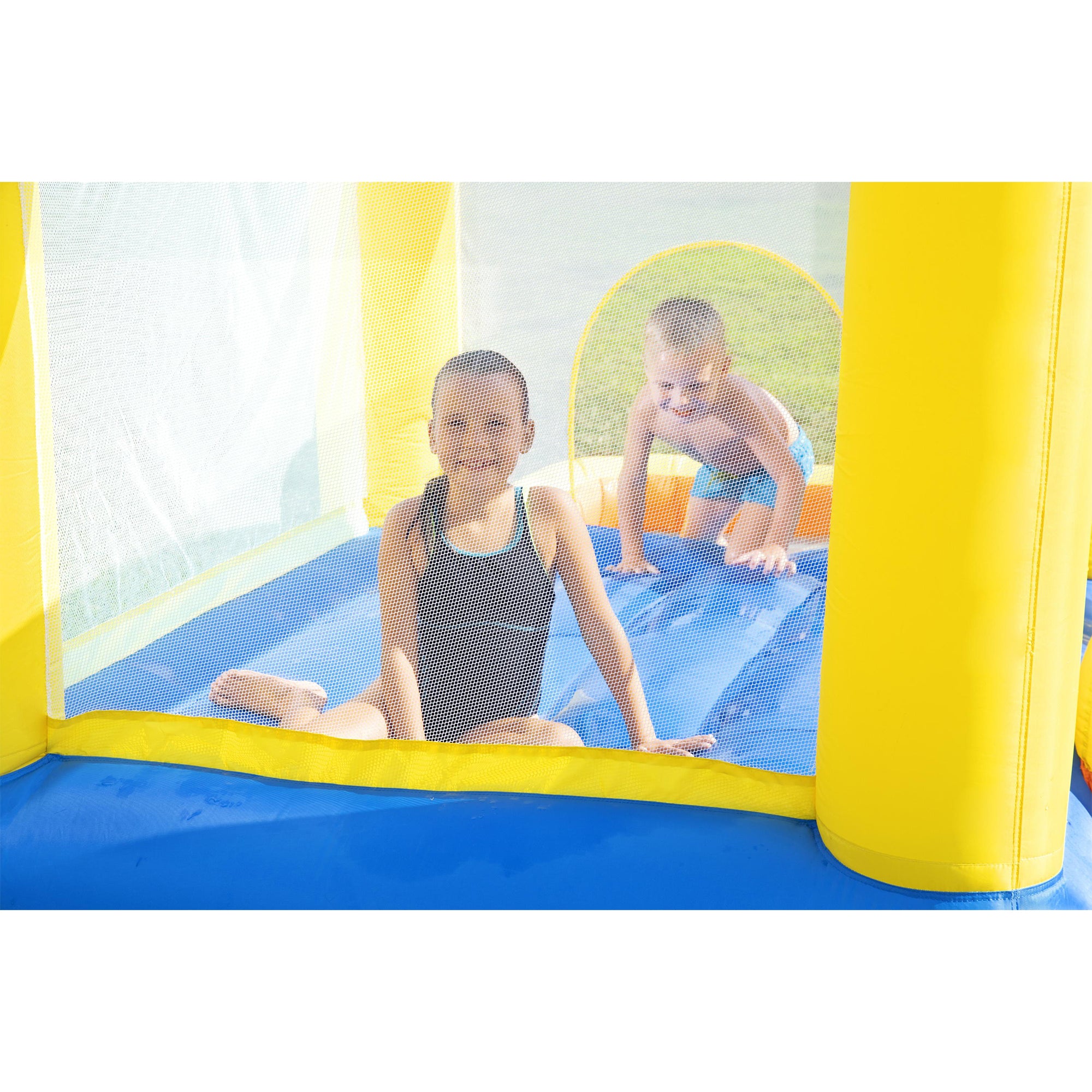 Bestway H2OGO! Beach Bounce Kids Inflatable Outdoor Water Park with Air Blower - VMInnovations