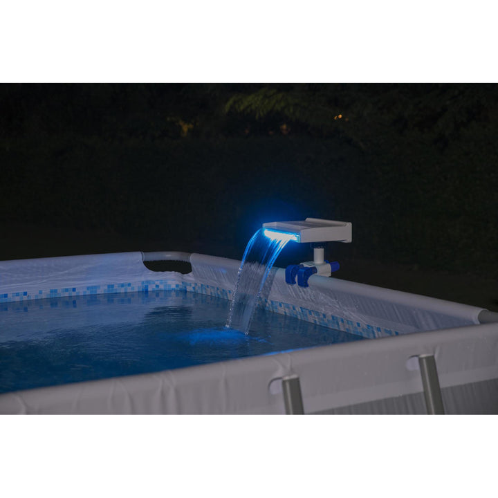 Bestway Above Ground Swimming Pool 7 Colored LED Relaxing Waterfall Cascade - VMInnovations