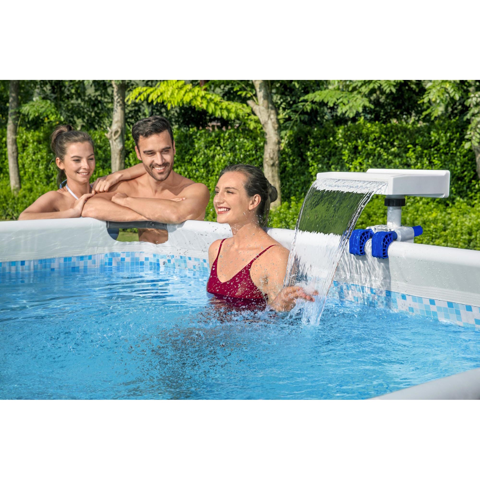Bestway Above Ground Pool 7 Colored LED Relaxing Waterfall Cascade (For Parts) - VMInnovations
