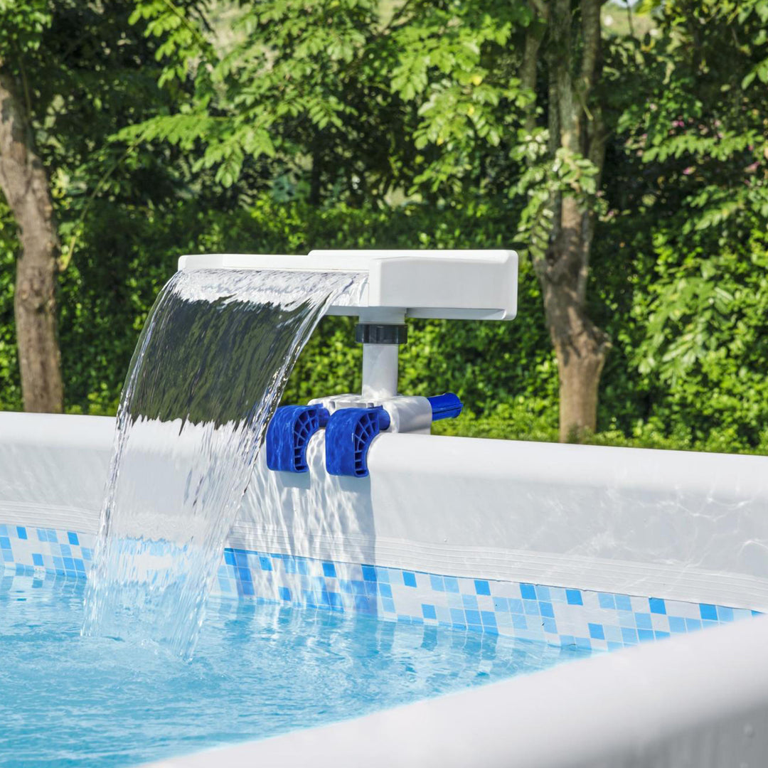 Bestway Above Ground Swimming Pool 7 Colored LED Relaxing Waterfall Cascade - VMInnovations