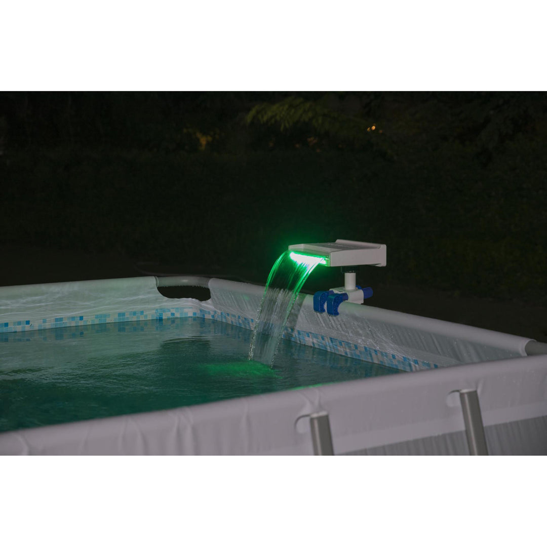 Bestway Above Ground Swimming Pool 7 Colored LED Relaxing Waterfall Cascade - VMInnovations