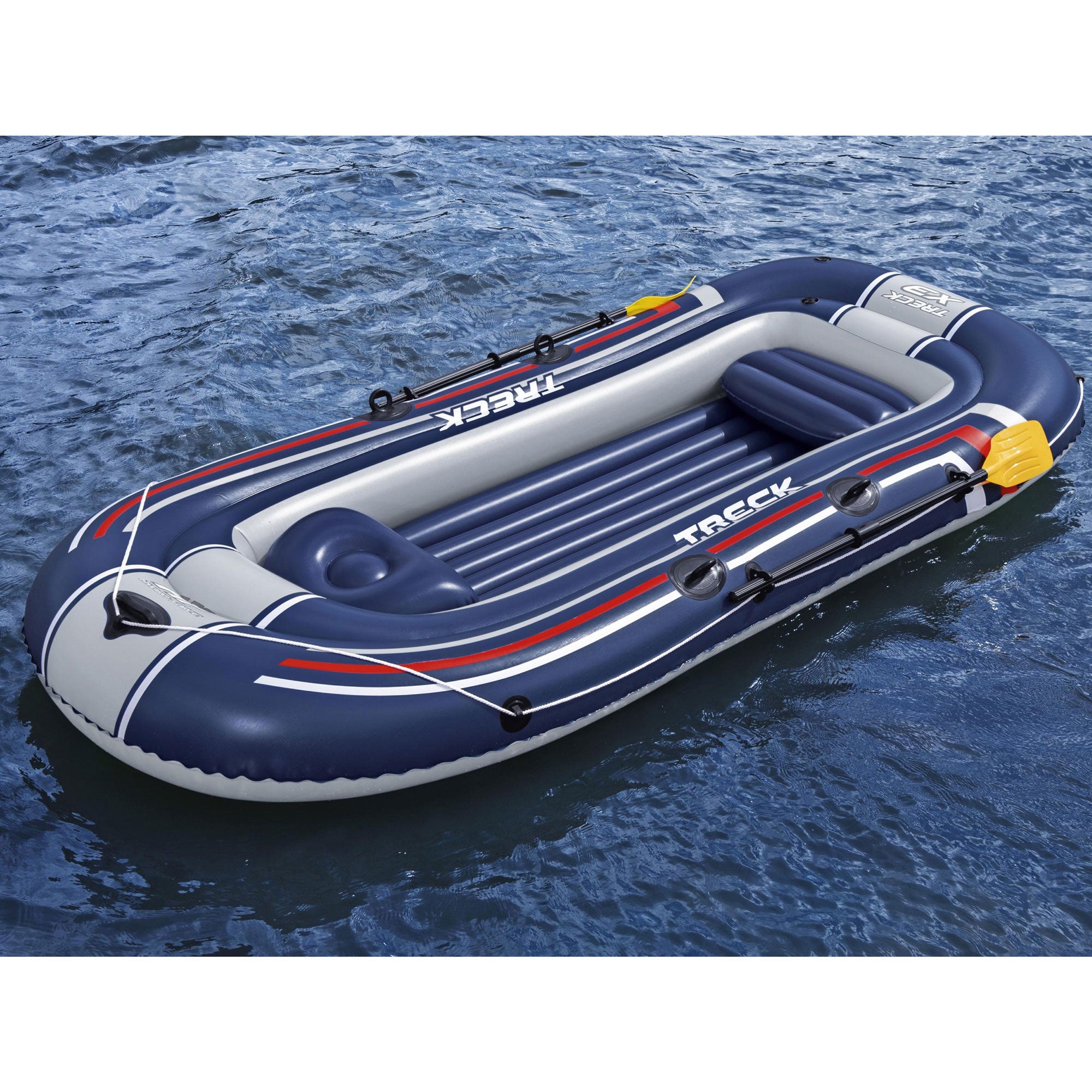 Bestway Hydro Force Treck X3 Heavy Duty 3 Person Water Raft Set (Open Box) - VMInnovations