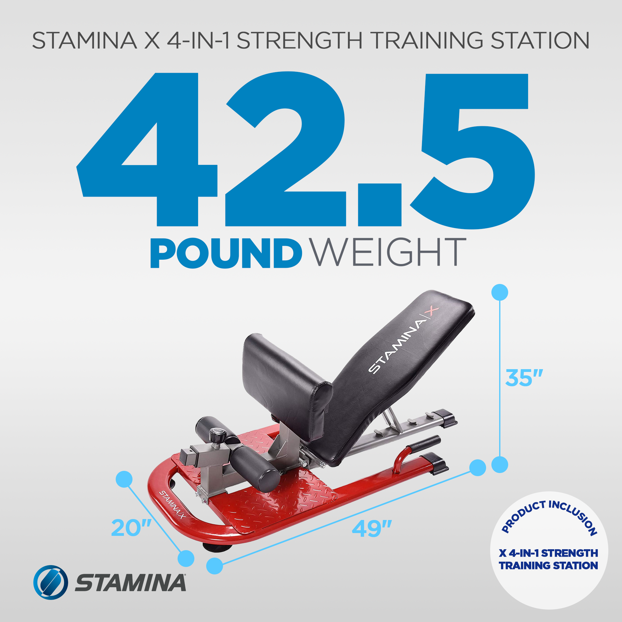 Stamina Products X 4 in 1 Strength Training Station & Workout Bench (For Parts) - VMInnovations