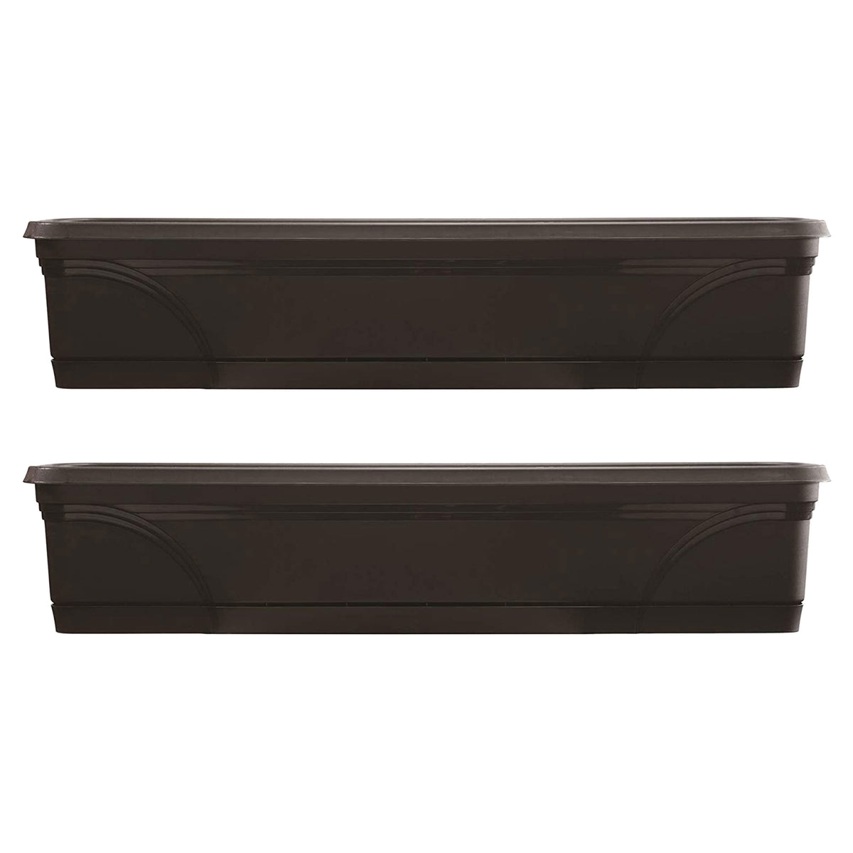Southern Patio 36 In Medallion Hanging Windowsill Garden Box Planter (Open Box)