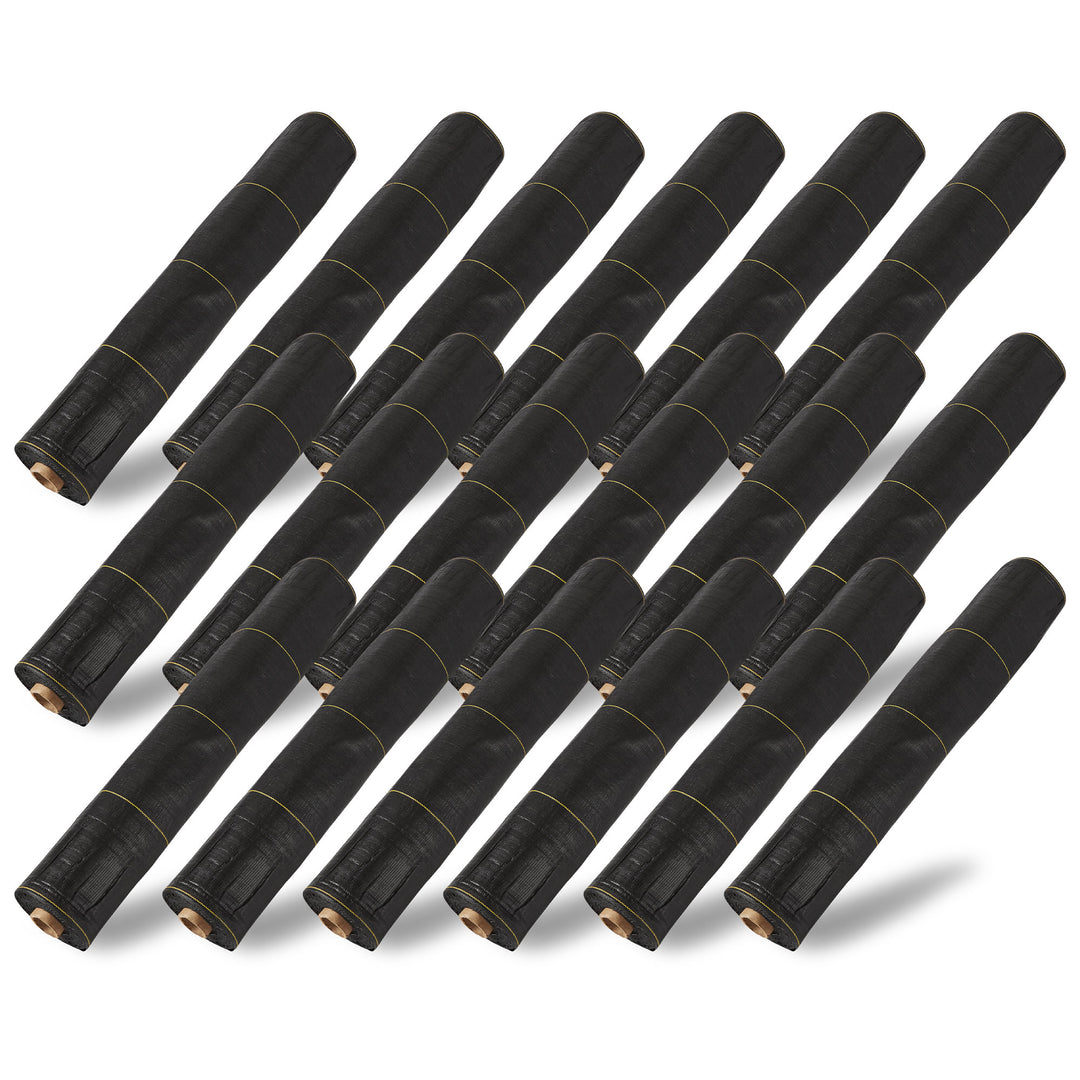 DeWitt Sunbelt 4x300' Woven Weed Barrier Landscape Fabric Ground Cover (18 Pack) - VMInnovations