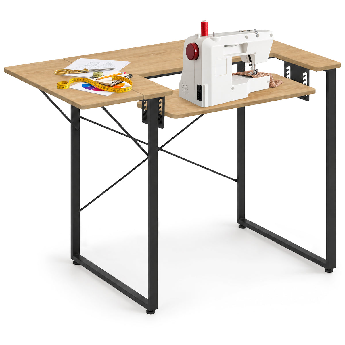 Sew Ready Dart Multipurpose Sewing Table Workstation w/ Folding Top, (Open Box)