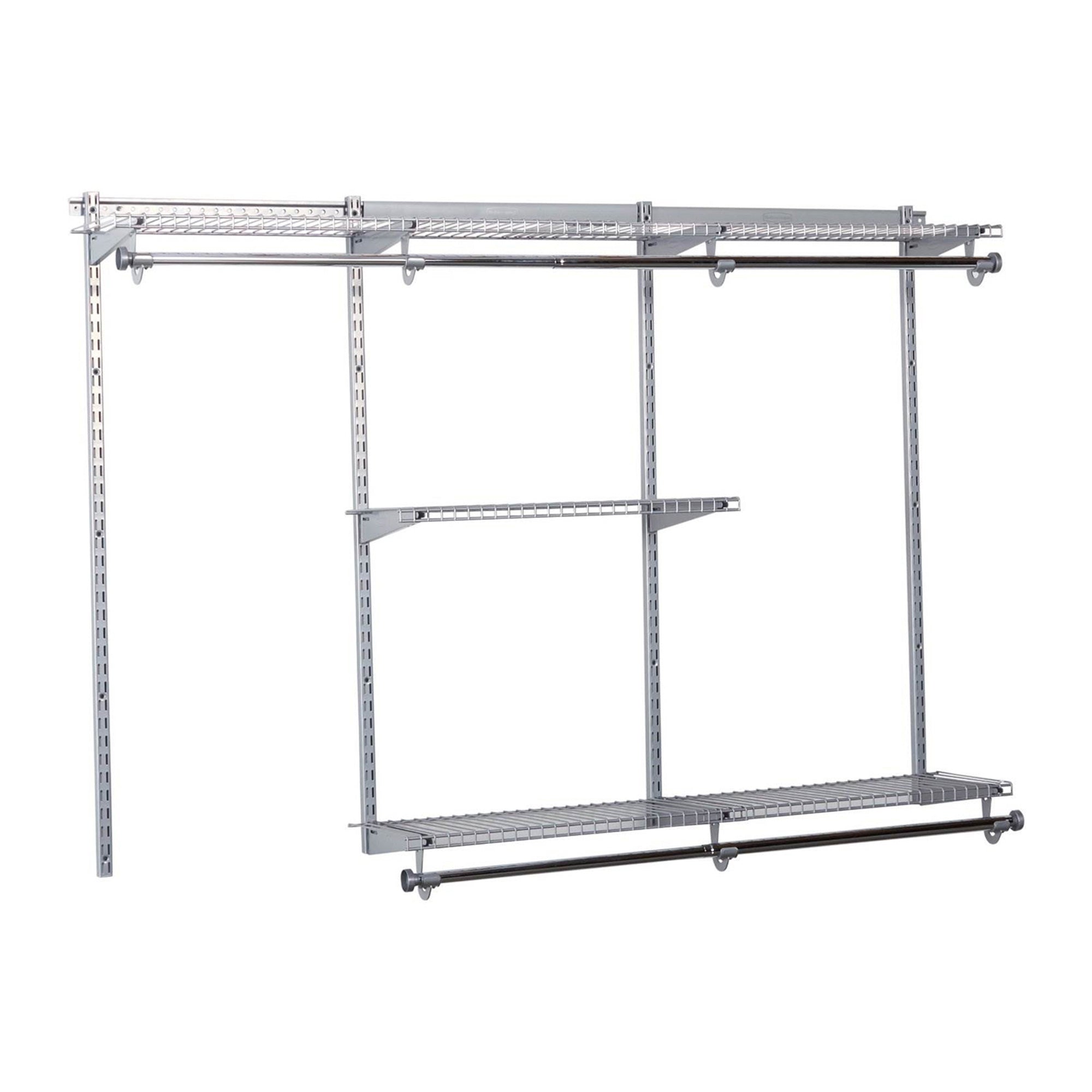 Rubbermaid Configurations 3-6 Feet Custom DIY Closet Organizer Kit (2 Pack) - VMInnovations
