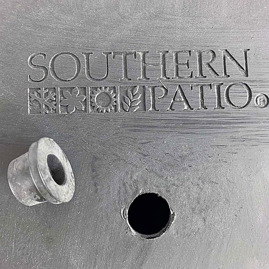 Southern Patio Colony 16" Square Resin Outdoor Planter Urn, Oxblood Red (2 Pack) - VMInnovations