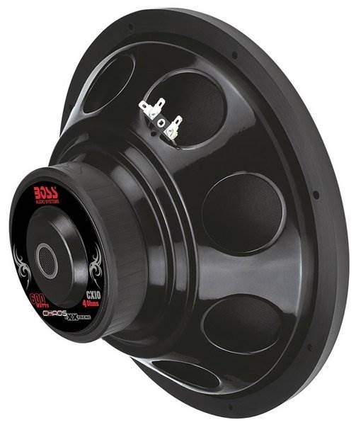 BOSS Chaos AUDIO CX10 10" 600 Watt Car Power Subwoofer Sub Wooofer 4 Ohm