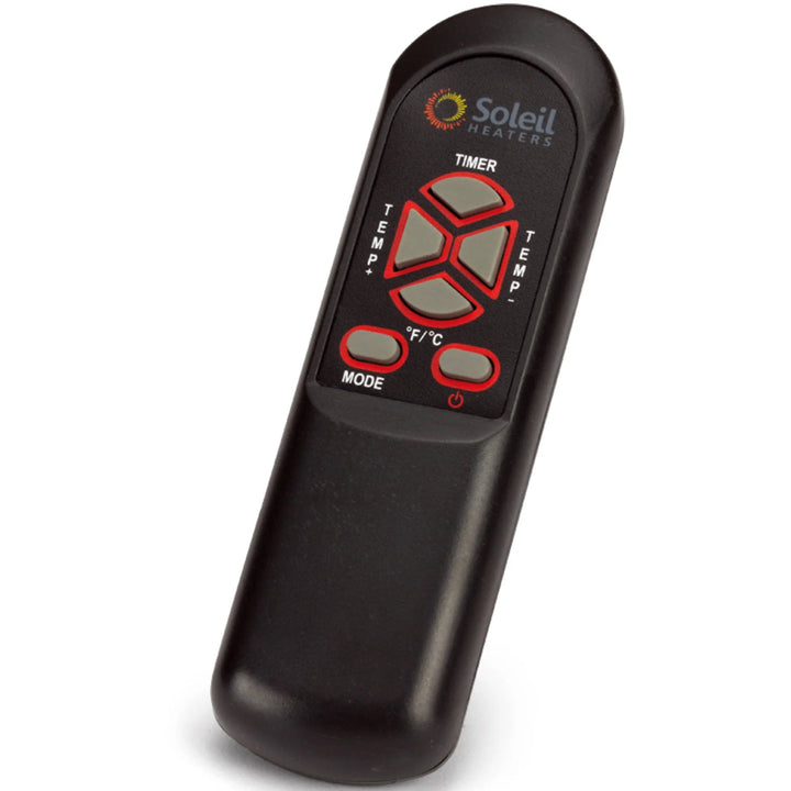 Geneva Industrial Infrared Quartz Wood Cabinet Space Heater with Remote Control - VMInnovations