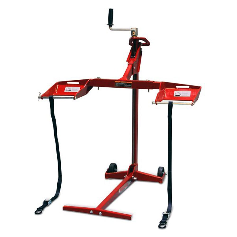 MoJack Flat Folding 450 lb Capacity Lawn Mower Lift Jack (Certified Refurbished)