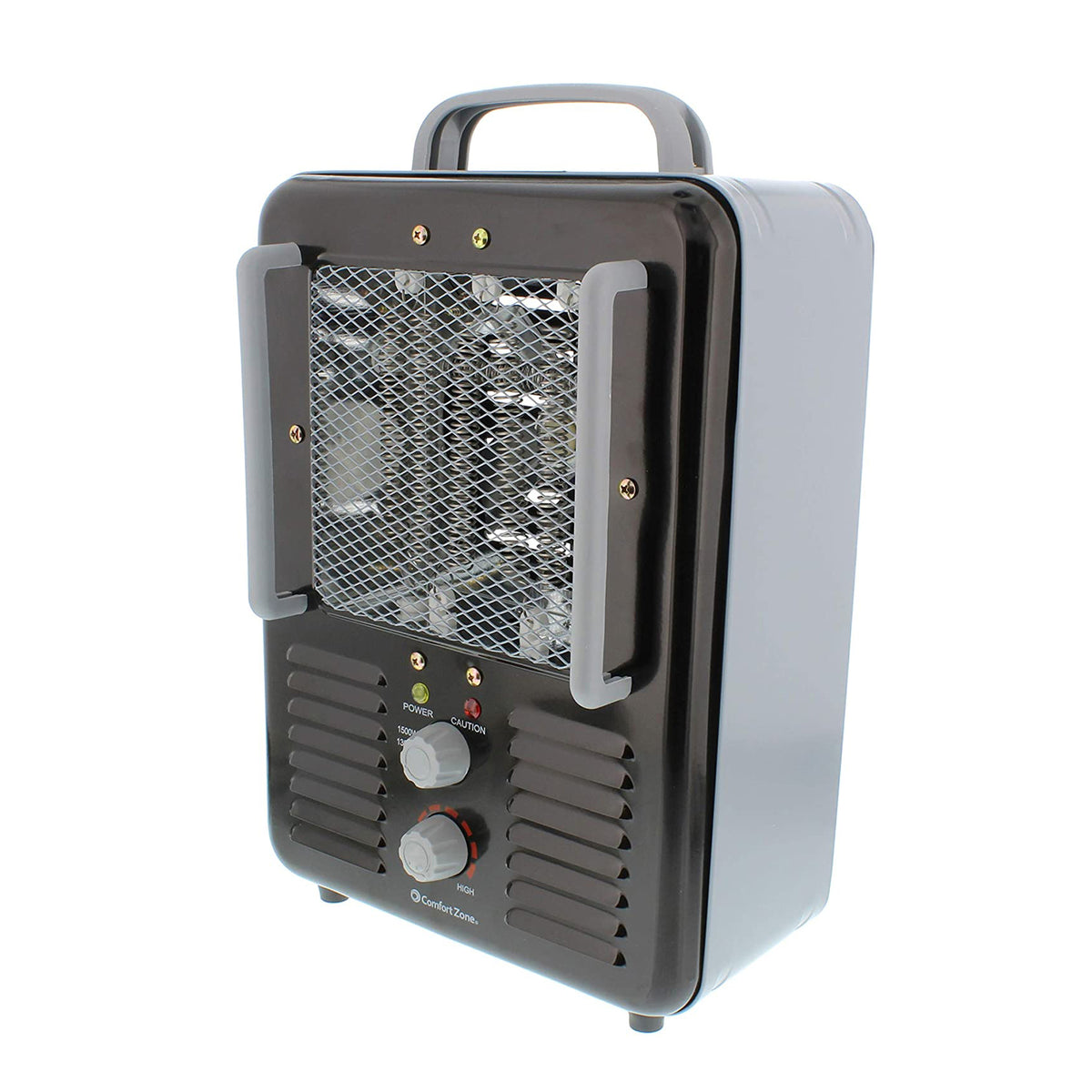 Comfort Zone Compact Electric Utility Space Heater Personal Fan (For Parts)