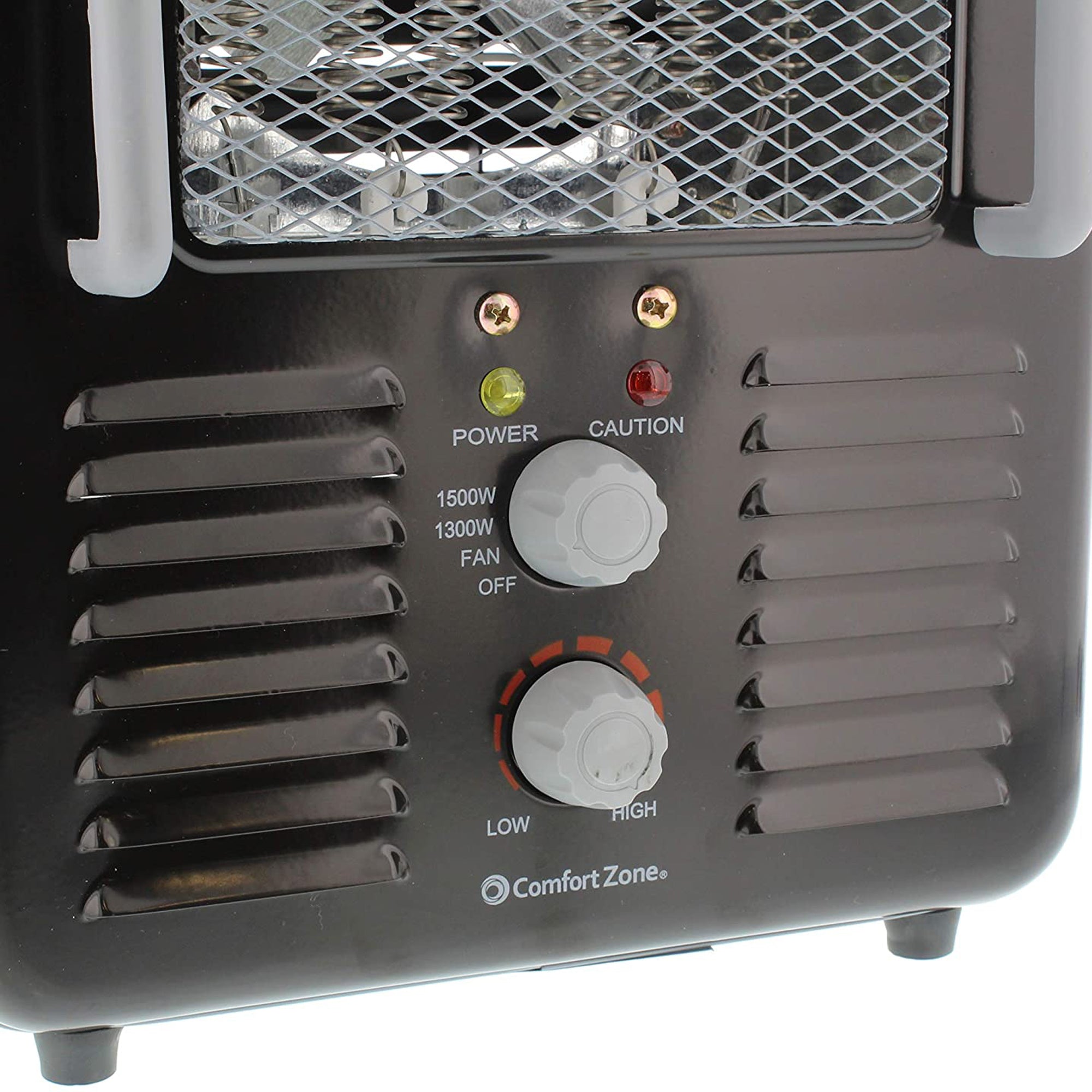 Comfort Zone Compact Electric Utility Space Heater Personal Fan (For Parts)
