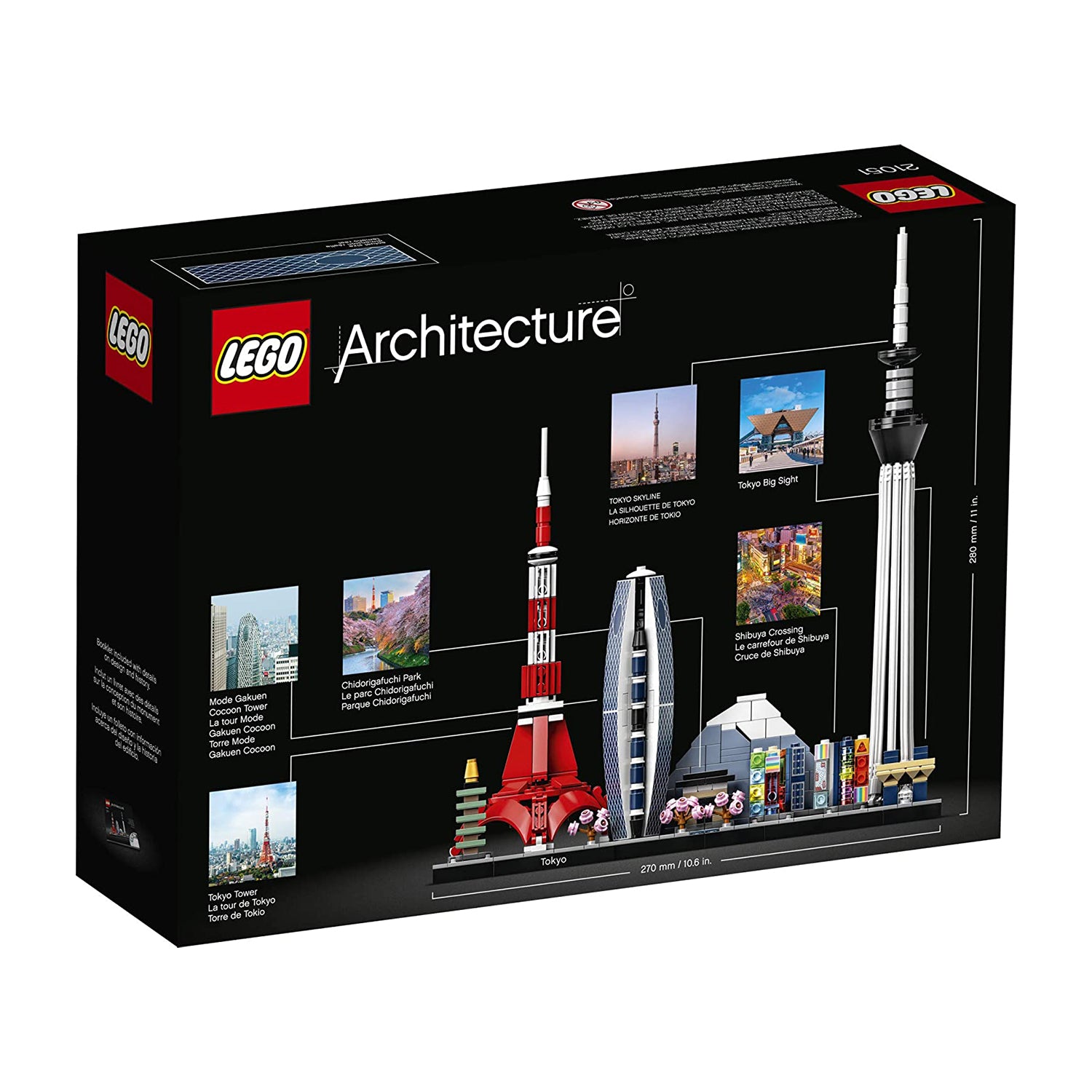 LEGO 21051 Architecture Skyline Collection Tokyo Landmark 547 Piece Building Set