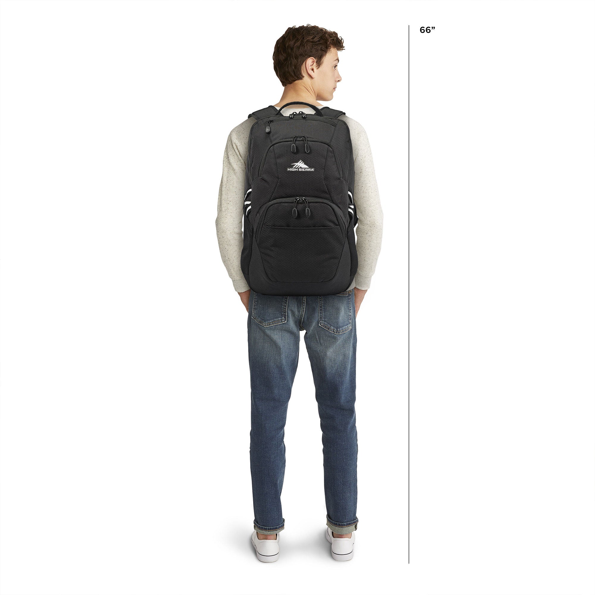 High Sierra Swoop SG Backpack w/Laptop Pocket, Metallic Splatter (Used) - VMInnovations