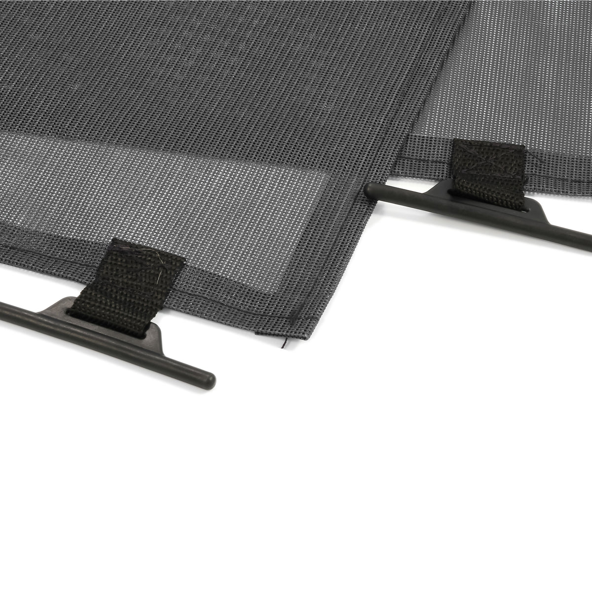 Camco 15 Foot Front Sun Block Panel Awning Screen for RV Camper Shade, Black