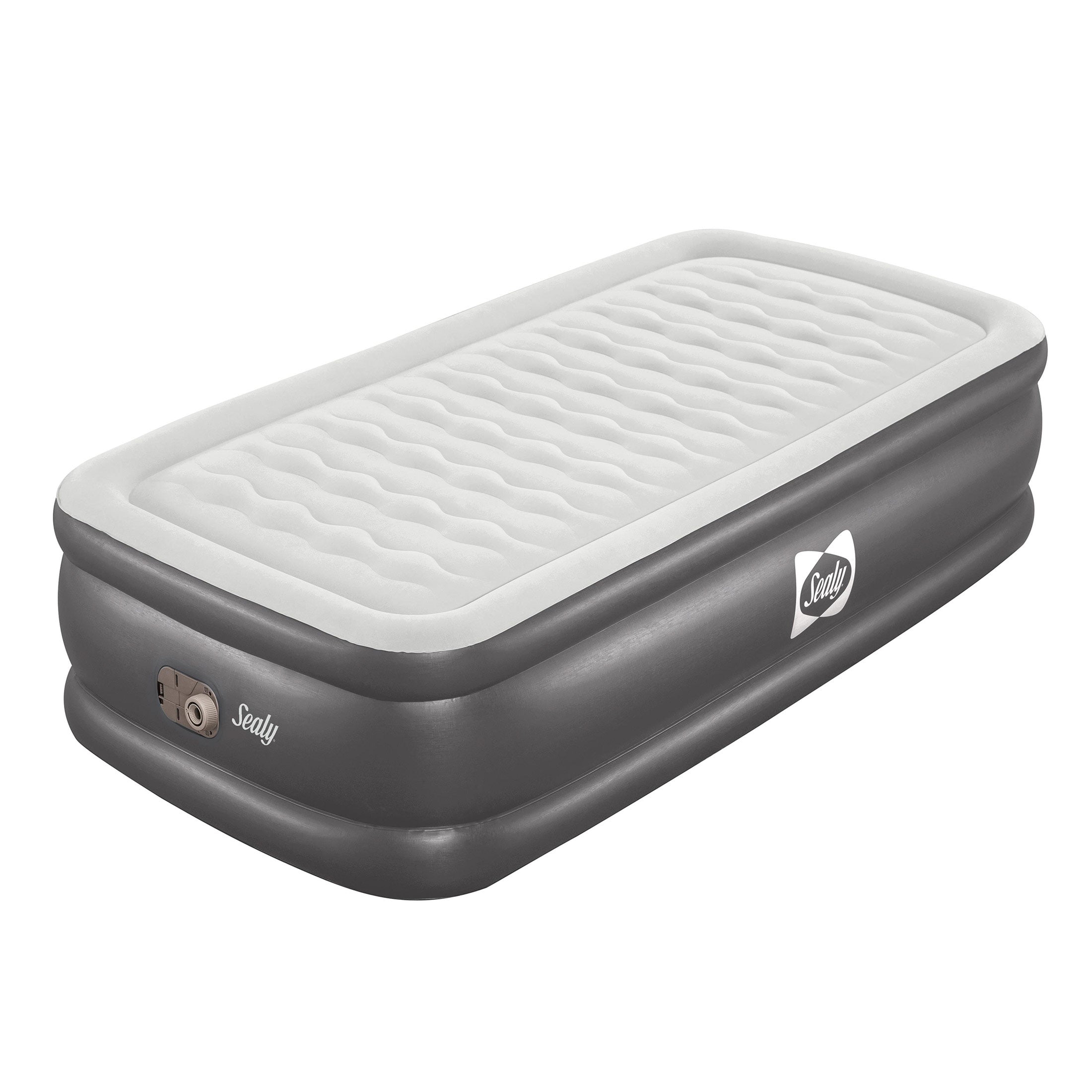 Sealy Tritech 20 Inch Inflatable Mattress Twin Airbed w/ Built-In Pump (Used)