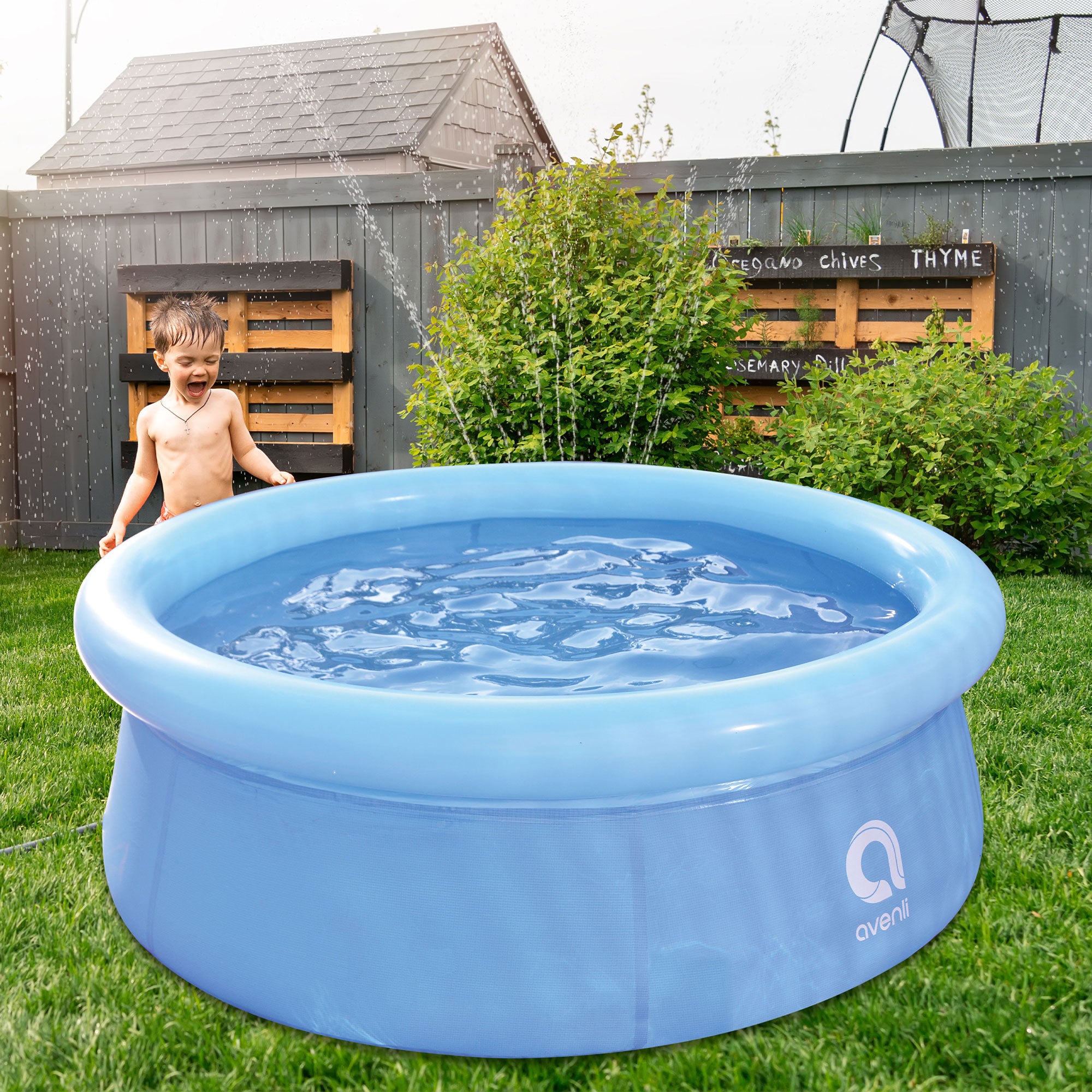 JLeisure 5.5 Ft x 20" Prompt Set Inflatable Outdoor Swimming Pool (Open Box) - VMInnovations