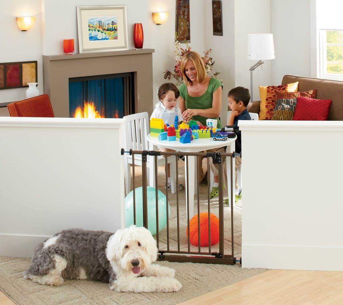 NORTH STATES EasyClose Metal Baby/Child/Pet Safety Gate