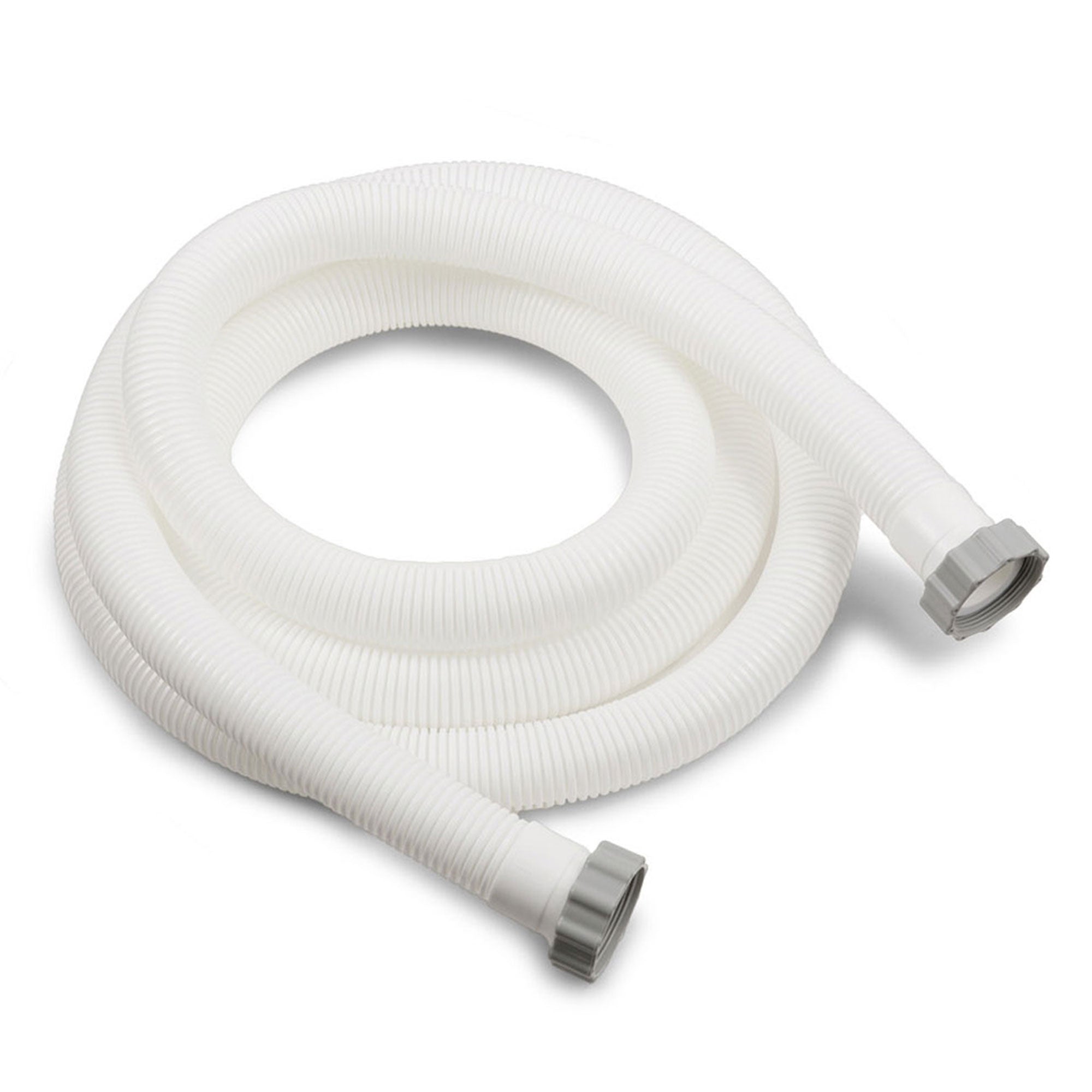Intex 1.5 Inch x 15 Foot Replacement Pool Pump Hose Accessory with Nuts (Used) - VMInnovations