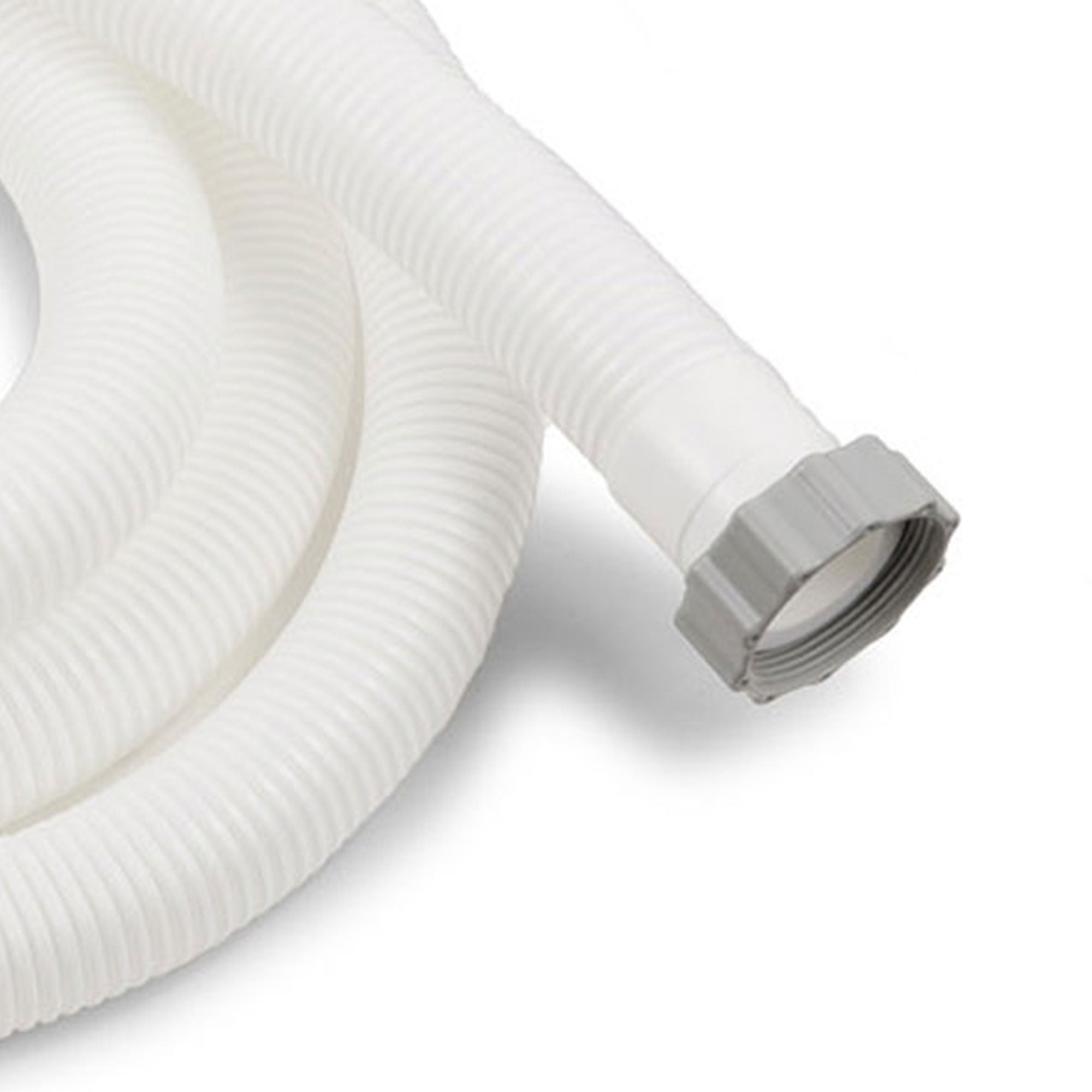 Intex 1.5 Inch x 15 Foot Replacement Pool Pump Hose Accessory with Nuts (Used) - VMInnovations