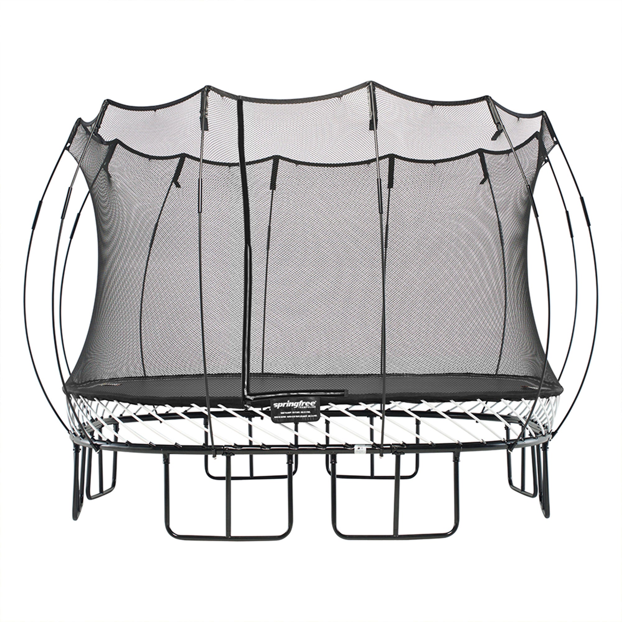 Springfree Trampoline Kids Large Square 11 Foot Trampoline w/ Enclosure(Used)