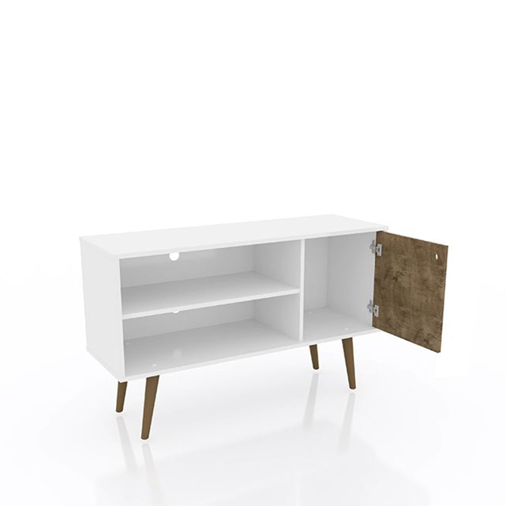 Manhattan Comfort Liberty 42.52 Inch Wood TV Stand with Legs (Open Box)