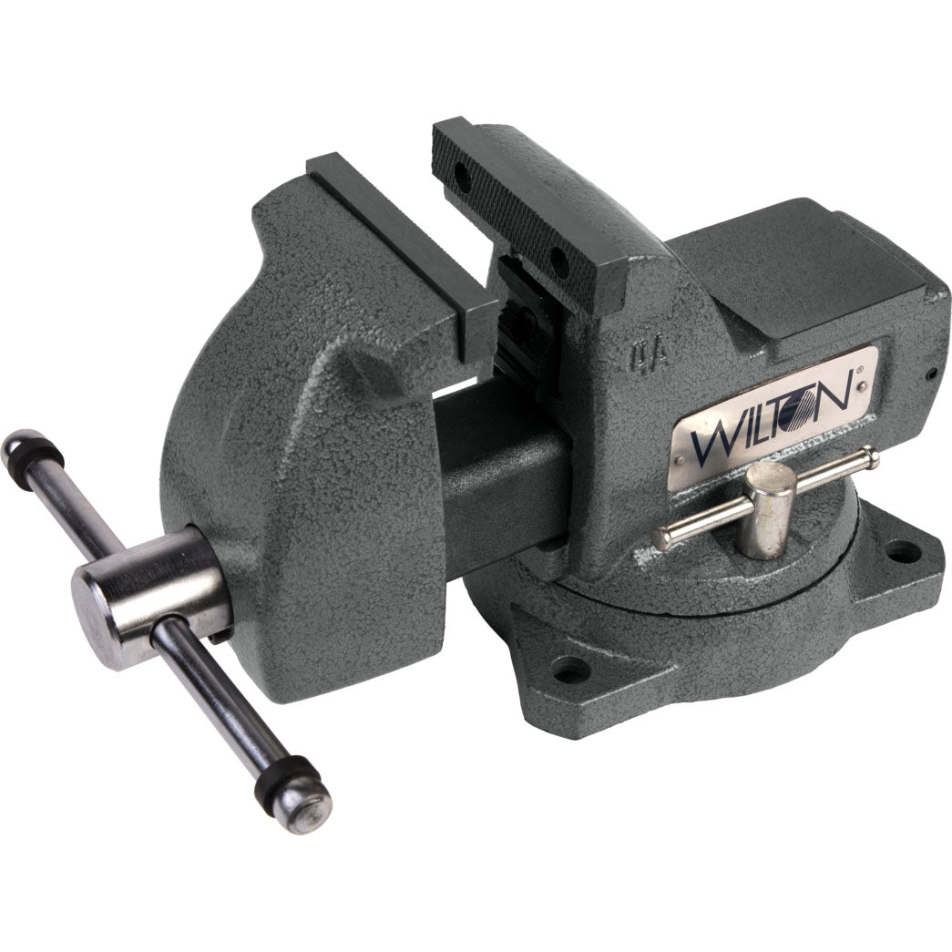 Wilton Tools 4" Wide Jaw 4 1/2" Opening Steel Base Mechanics Vise (Open Box)