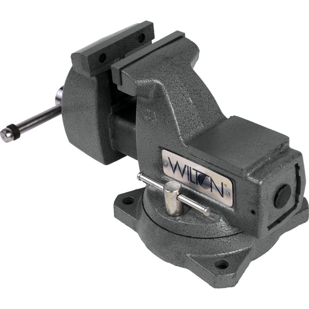 Wilton Tools 4" Wide Jaw 4 1/2" Opening Steel Base Mechanics Vise (Open Box)