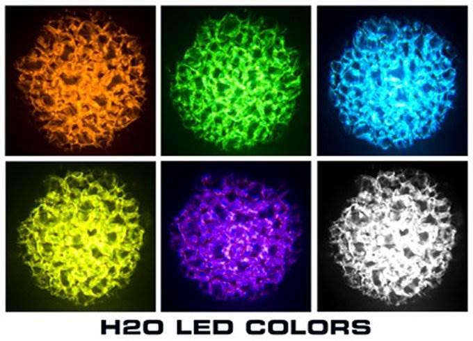 AMERICAN DJ H2O IR LED Water Flowing Effect Light w/ 6 Colors & Hanging Bracket