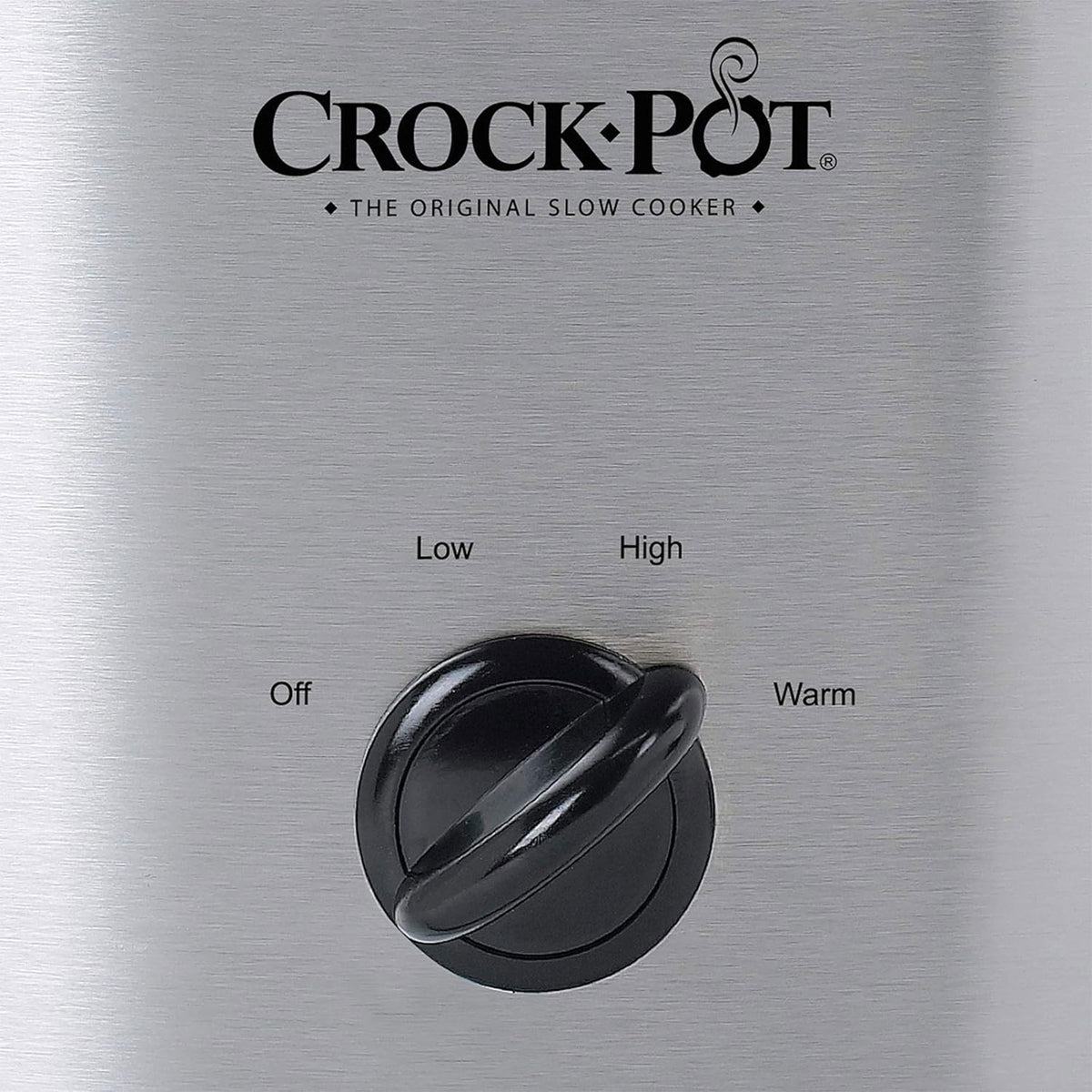 Crock Pot 6 Qt Cook' N Carry Portable Manual Oval Slow Cooker, Stainless Steel (Used)