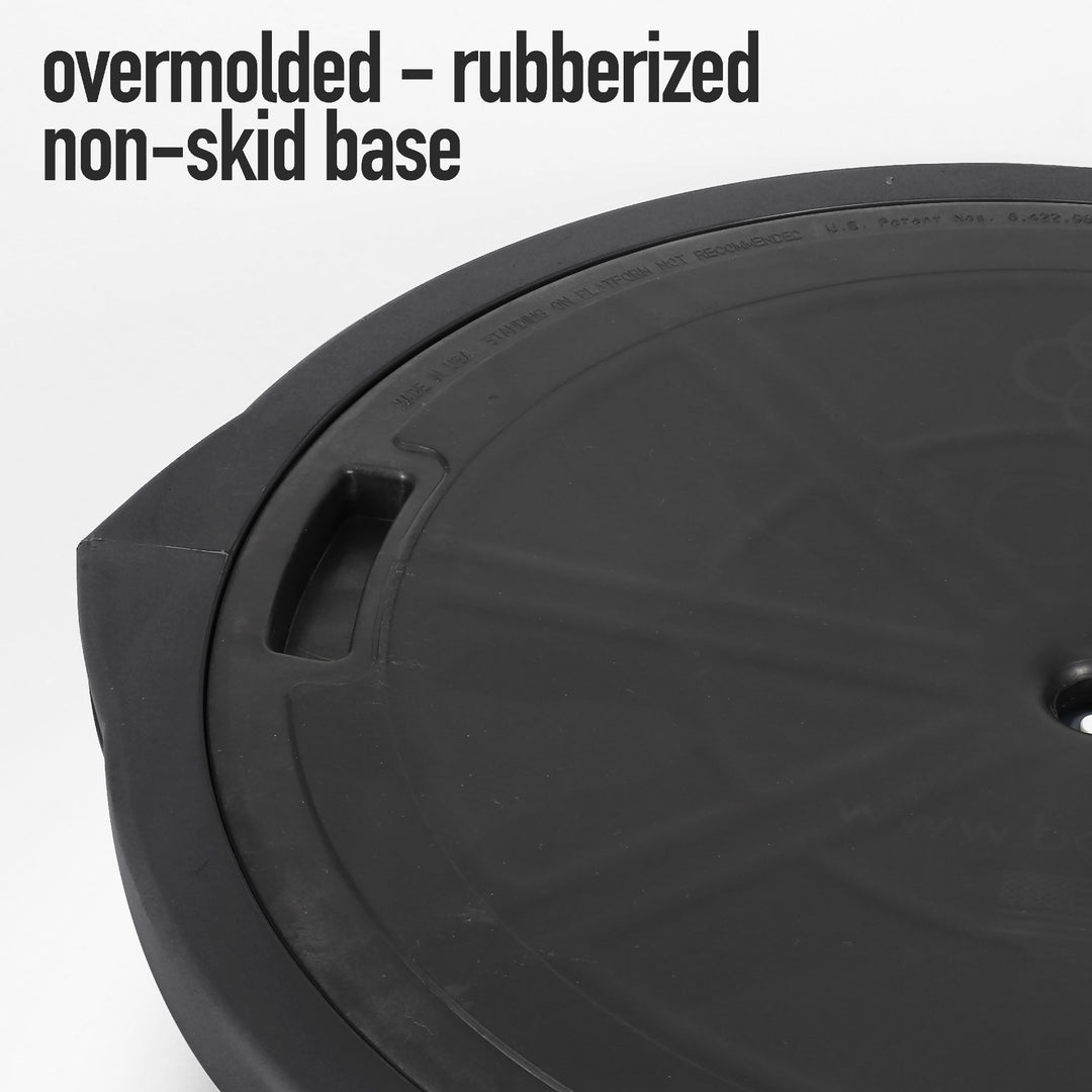 BOSU 26 Inch Yoga Sports Pro Balance Trainer Ball Exercise Equipment, Black - VMInnovations