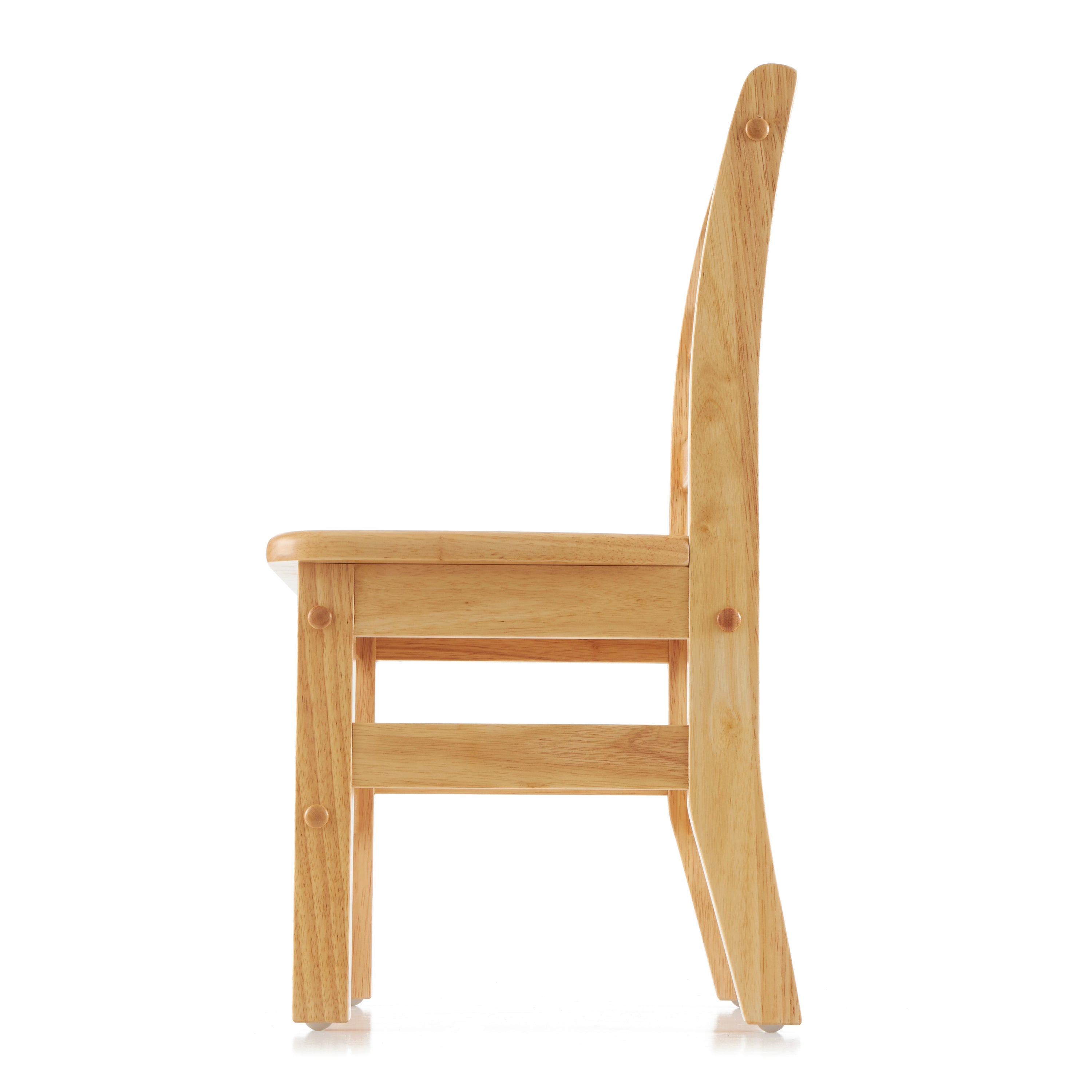 ECR4Kids 30 Inch Hardwood Round Table w/ 2 Chair Play Set for Activities (Used) - VMInnovations