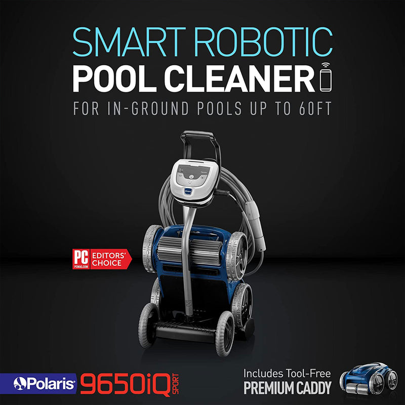 Polaris 9650IQ Sport 4WD Robotic In-Ground Pool Vacuum Cleaner w/ Remote Control
