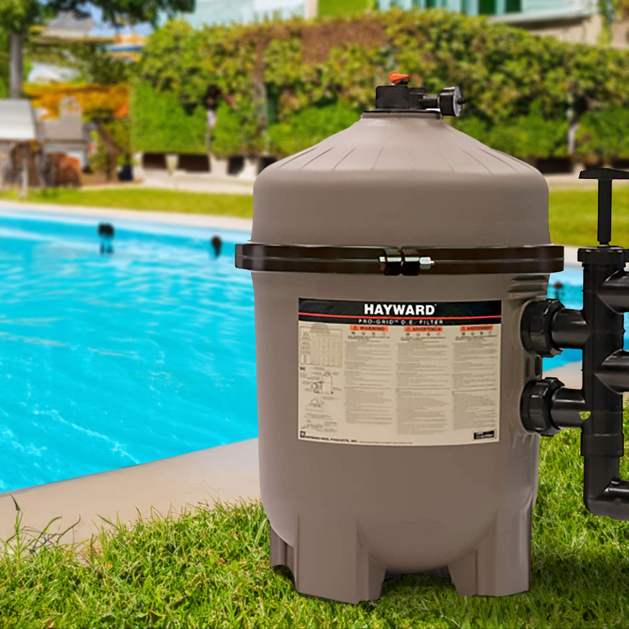Hayward ProGrid 60 Square Foot High Capacity In Ground DE Pool Filter(Open Box) - VMInnovations