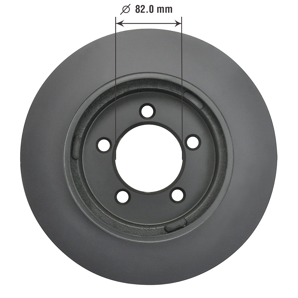 Goodyear Brakes 2142012GY Truck and SUV Premium AntiOx Coated Rear Brake Rotor