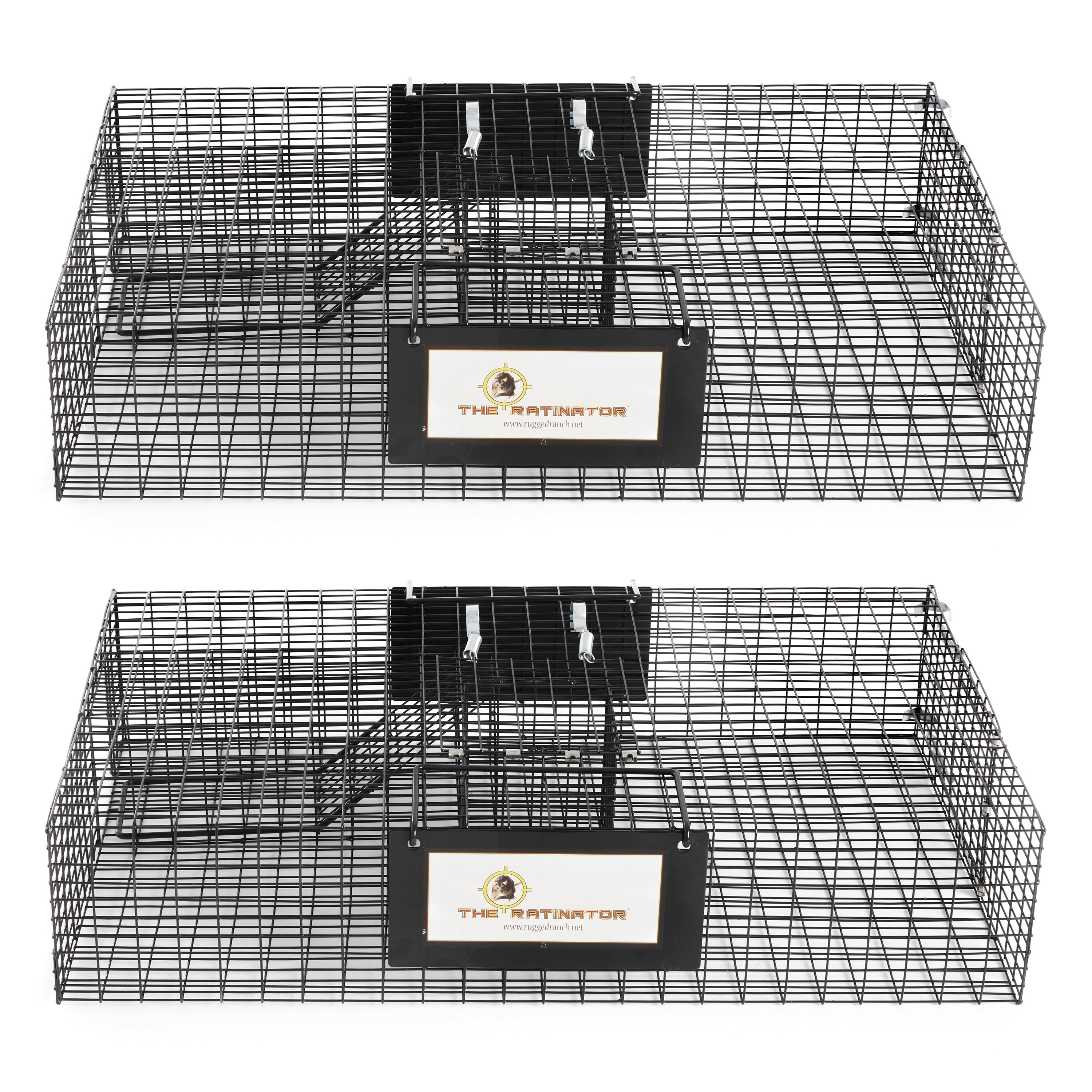 Rugged Ranch RATTR Ratinator Live Rat Squirrel Chipmunk Metal 2 Door Trap Cage - VMInnovations