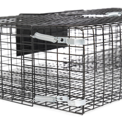 Rugged Ranch Ratinator Rat Squirrel Chipmunk Metal 2 Door Trap Cage (4 Pack) - VMInnovations