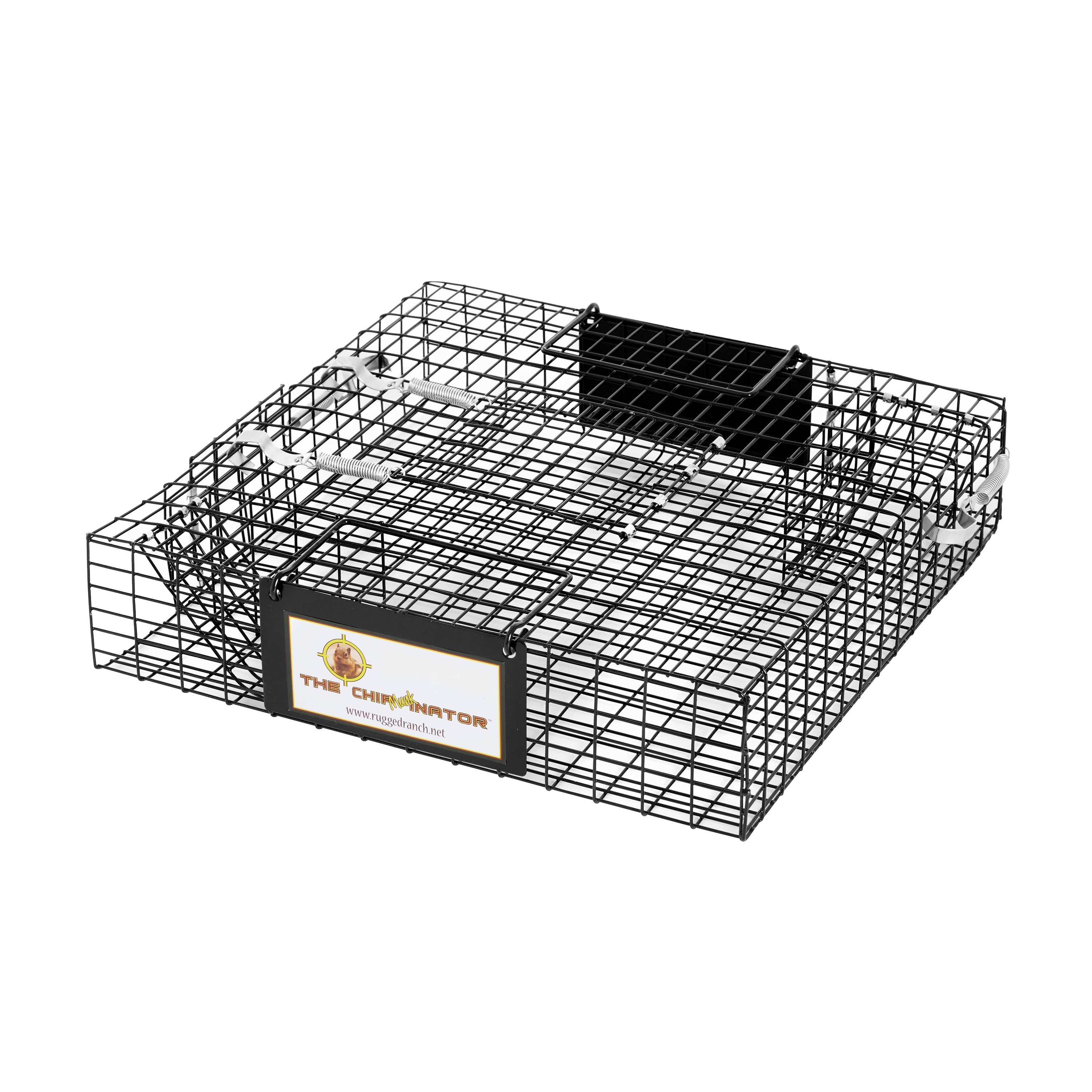 Rugged Ranch Chipmunkinator Live Chipmunk Squirrel Metal 2 Door Trap Cage (Used) - VMInnovations