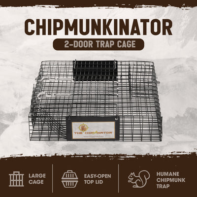 Rugged Ranch CHPTO Chipmunkinator Live Chipmunk Multi Catch 2 Door Cage Trap