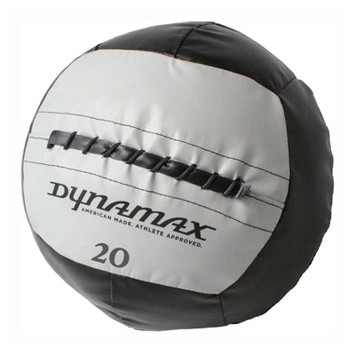 Dynamax 20 Pound 14 Inch Burly Medicine Ball for Core Workout, Gray and Black
