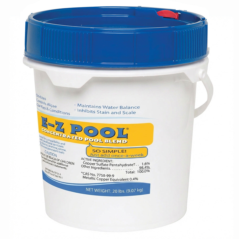 E-Z Pool Weekly All in 1 Concentrated Pool Care Solution Blend, 10 Pound Bucket - VMInnovations