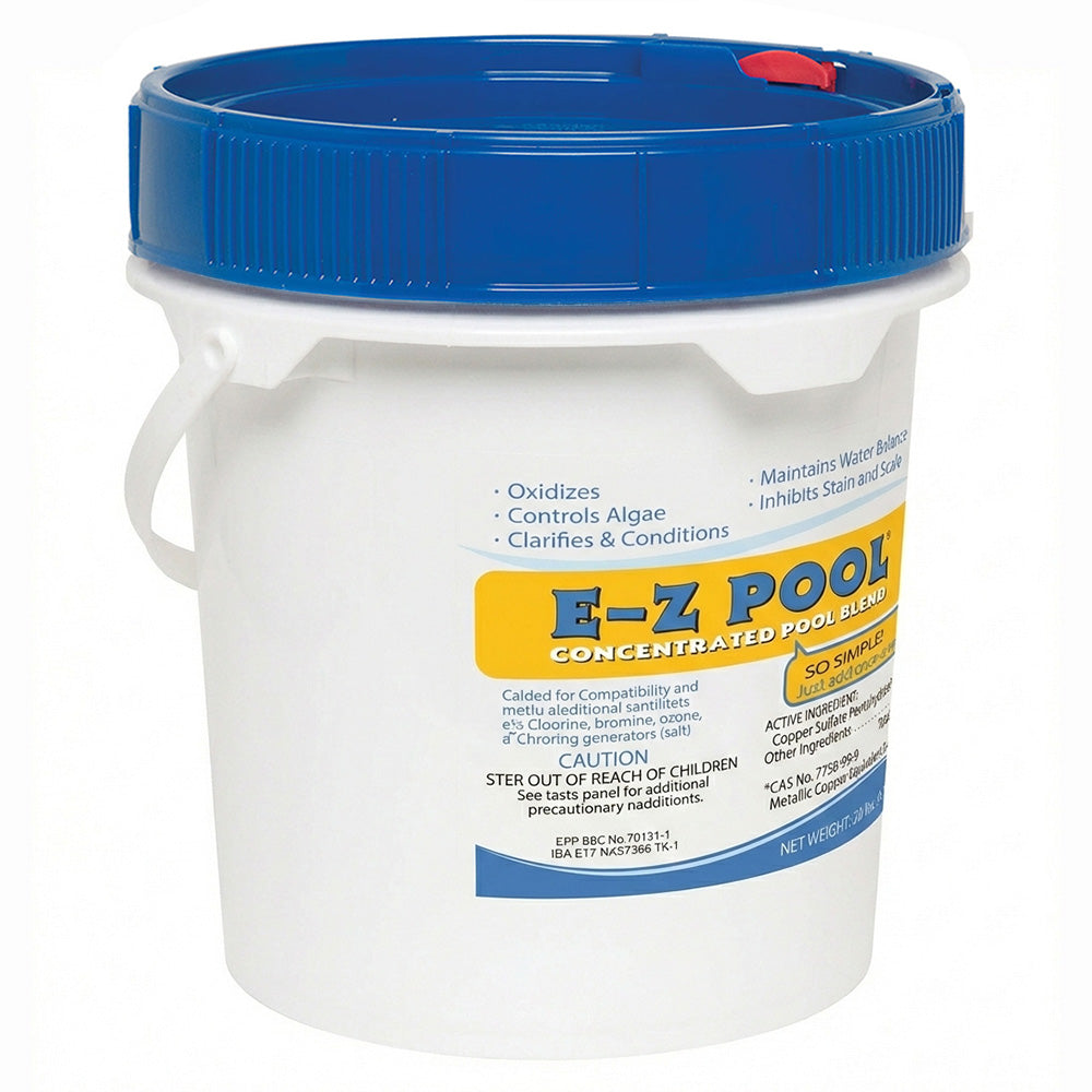 E-Z Pool Weekly All in 1 Concentrated Pool Care Solution Blend, 10 Pound Bucket - VMInnovations