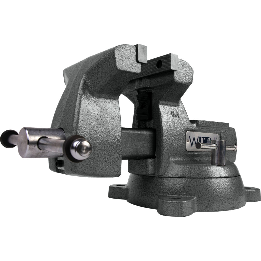 Wilton Tools 6" Wide Jaw 5 3/4" Opening Steel Base Mechanics Vise (For Parts)