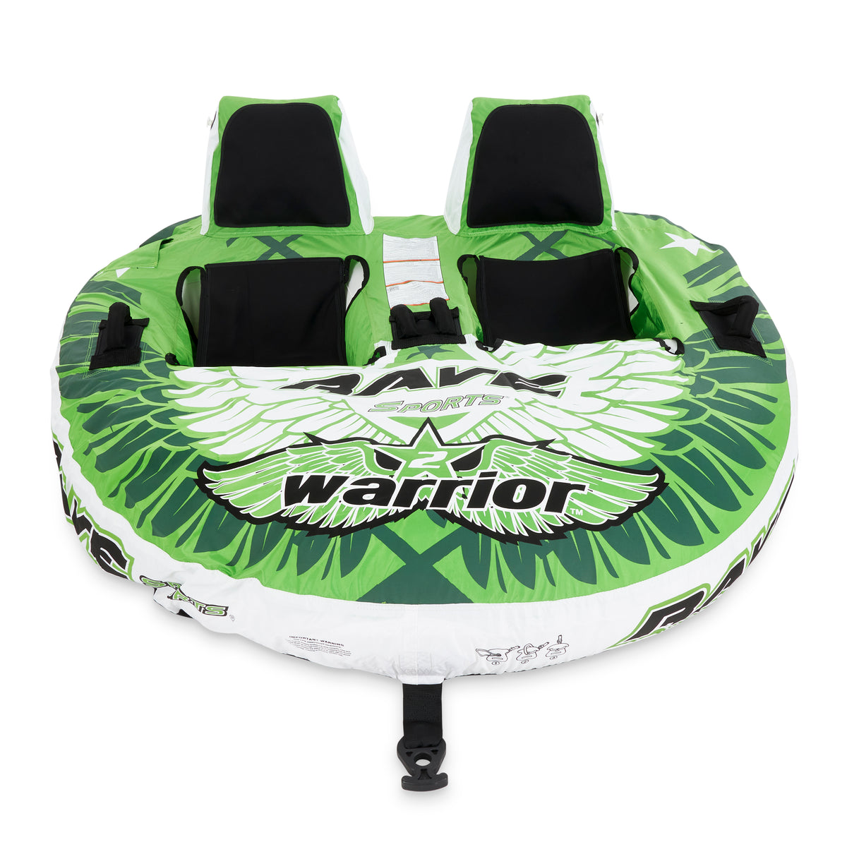 RAVE Sports Ripper 2 Rider Towable Float + Warrior II 2 Rider Towable Float